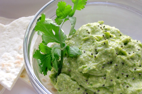 cilantro, lime, chia seed, hummus recipe
